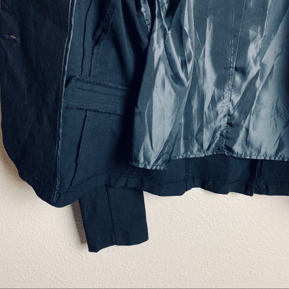 Papaya black stretch one-button Blazer Sz S/M juniors fitted business casual - Picture 12 of 16